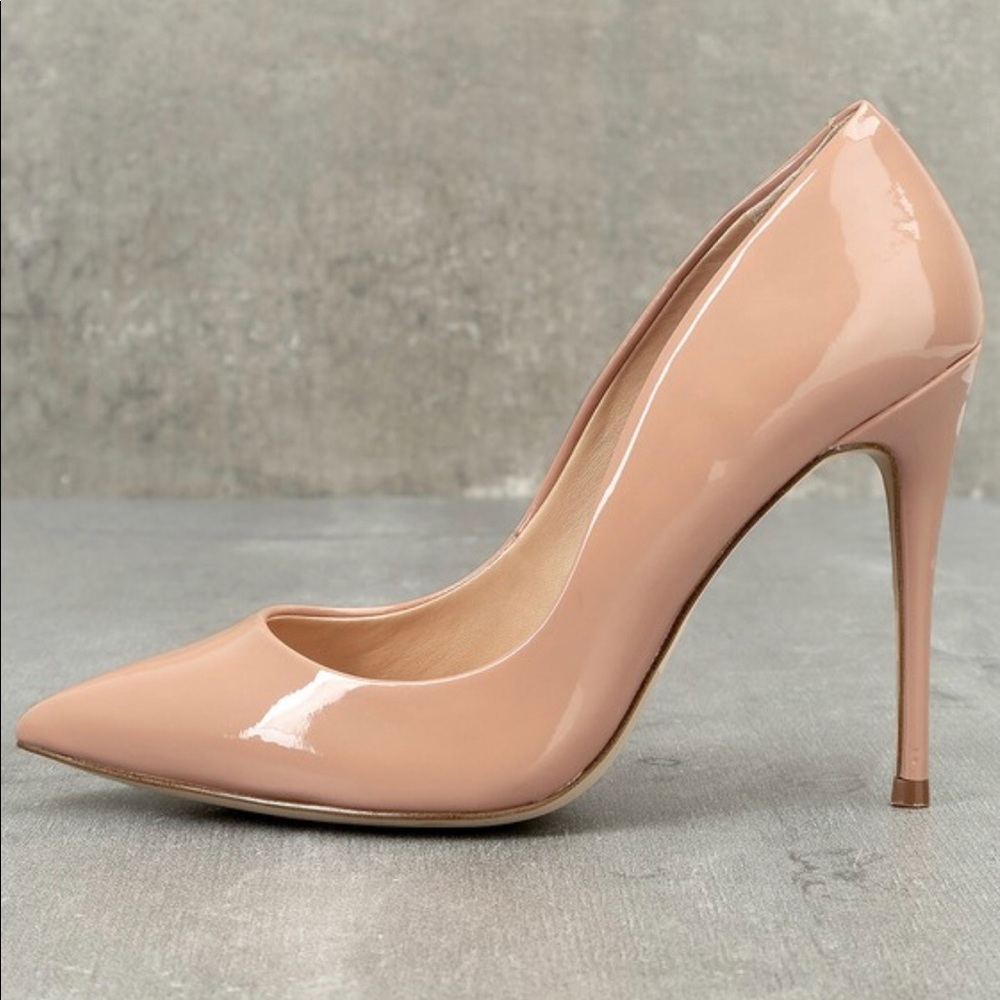 Steve Madden Daisie Dark Blush Patent Pump